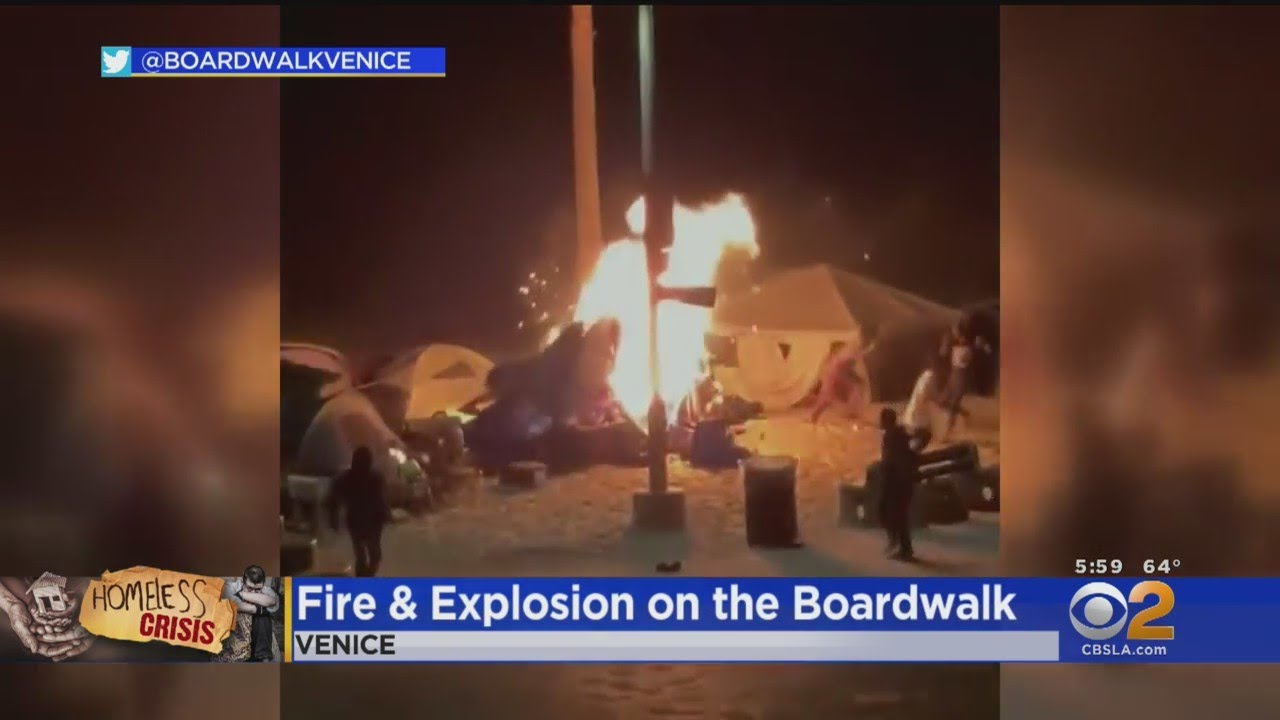 Concerns Growing As Encampment Expands On Venice Boardwalk