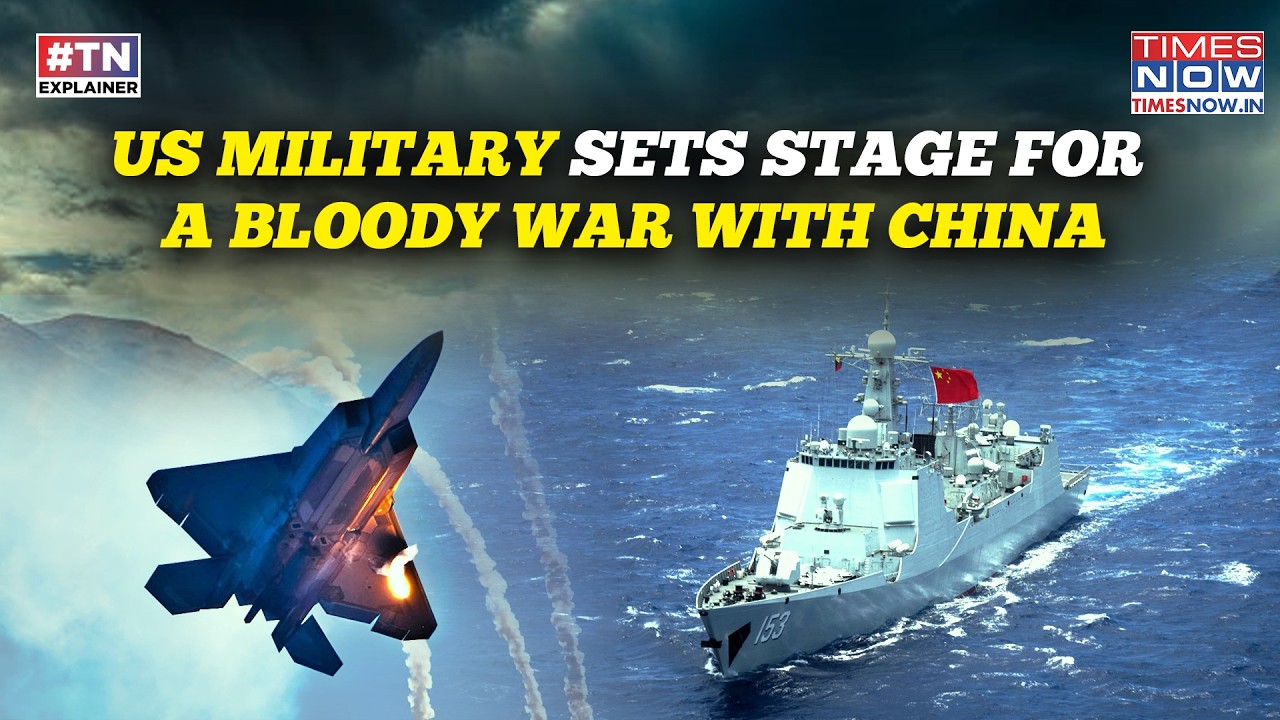 US Military v/s Xi Jinping's PLA Clash, South China Sea Set To Turn Red? Big Palau Move| Watch
