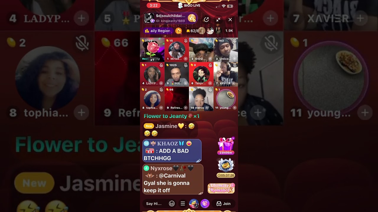 Tophia on jeantys live part two