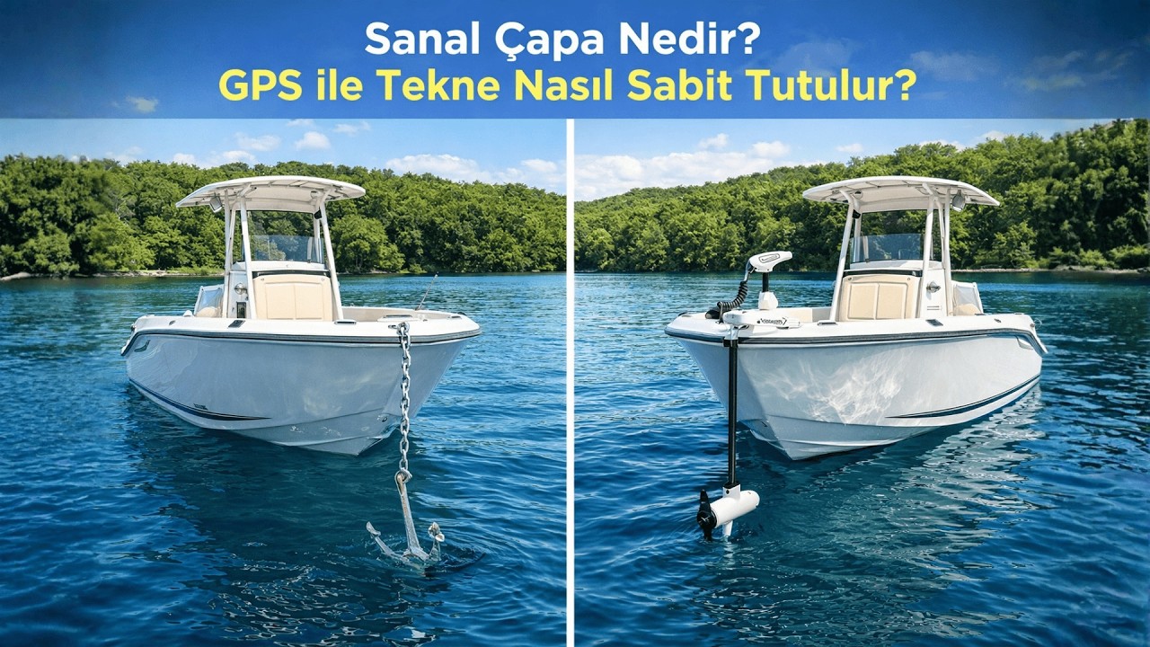 SANAL ÇAPA Nedir? GPS ile Tekne Nasıl Sabit Tutulur?