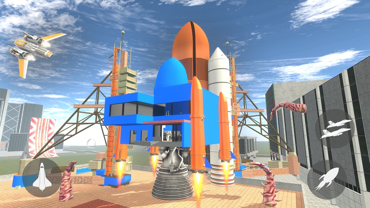 Franklin Change House To Space Rocket Tank  - INDIAN BIKE DRIVING 3D