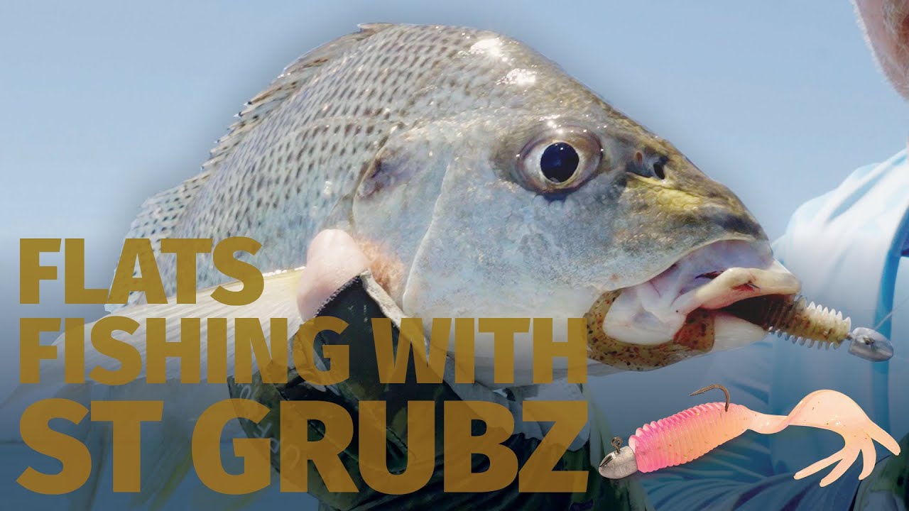 How to Catch Bream and Grunter on Soft Plastics - Flats Fishing with the ZMan 2.5