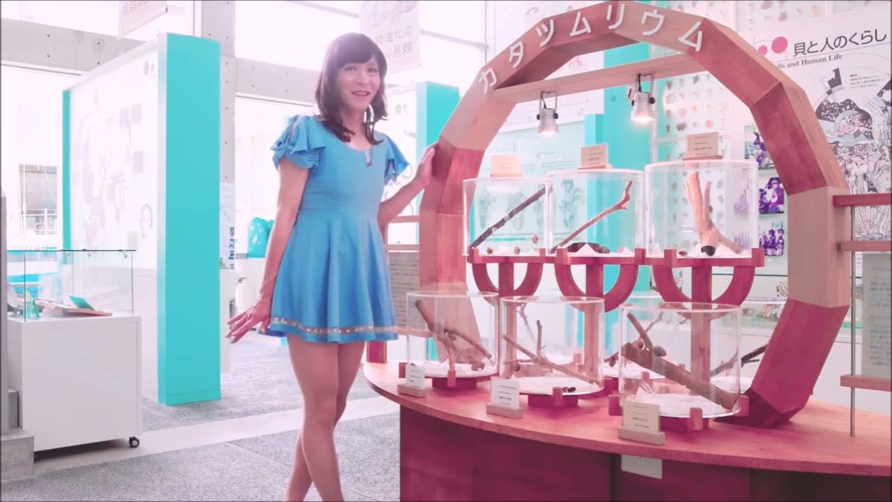 女装子ayako  女装博物館巡り(西宮市立貝類館）【Be My Baby】【田中美奈子】【Perfume】