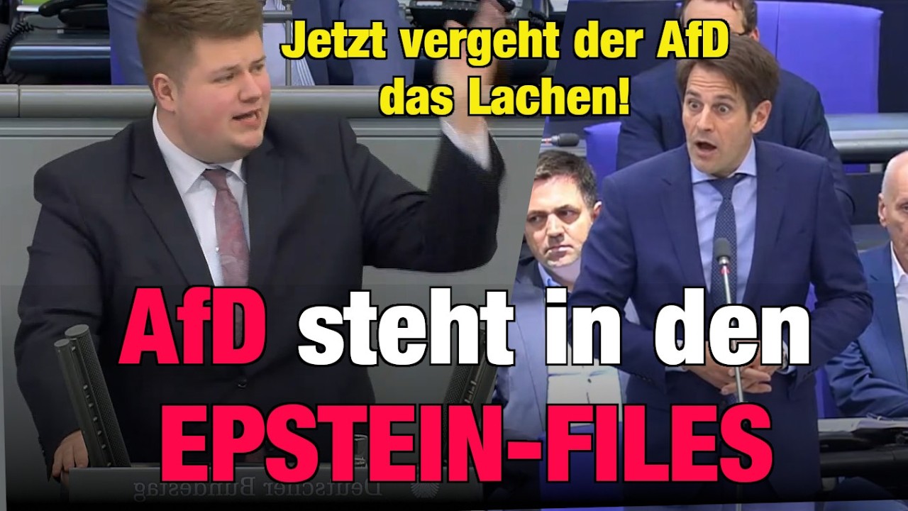 Die AfD schießt sich selbst ein Eigentor in Bezug auf die Epstein Files! Wir haben die Dokumente!