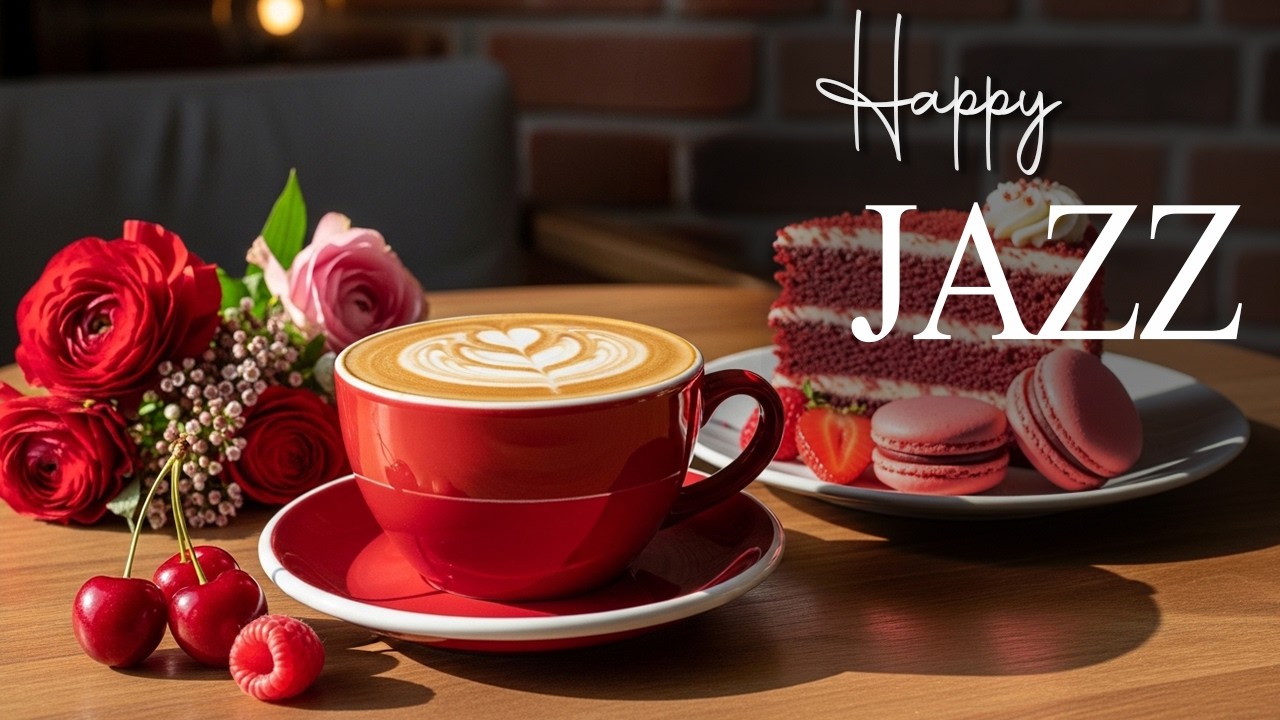 Cozy Happy Jazz Music ☕ Coffee Shop Ambiance - Sweet Bossa Nova Instrumental for Studying