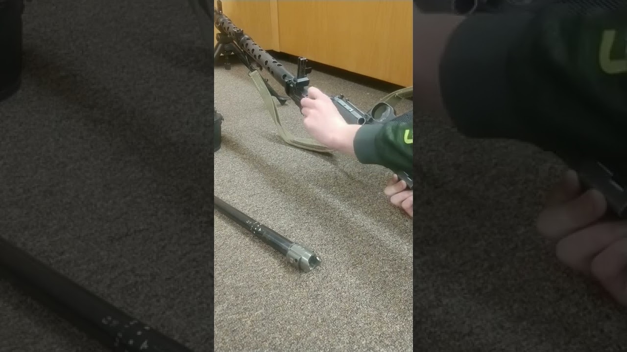 Быстросменный ствол MG34 времен Второй мировой войны (QCB)