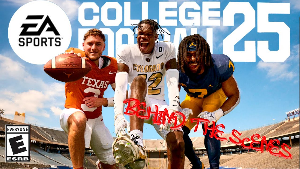 TRAVIS HUNTER EXCLUSIVE BEHIND THE SCENES OF COLLEGE FOOTBALL 25 COVER SHOOT
