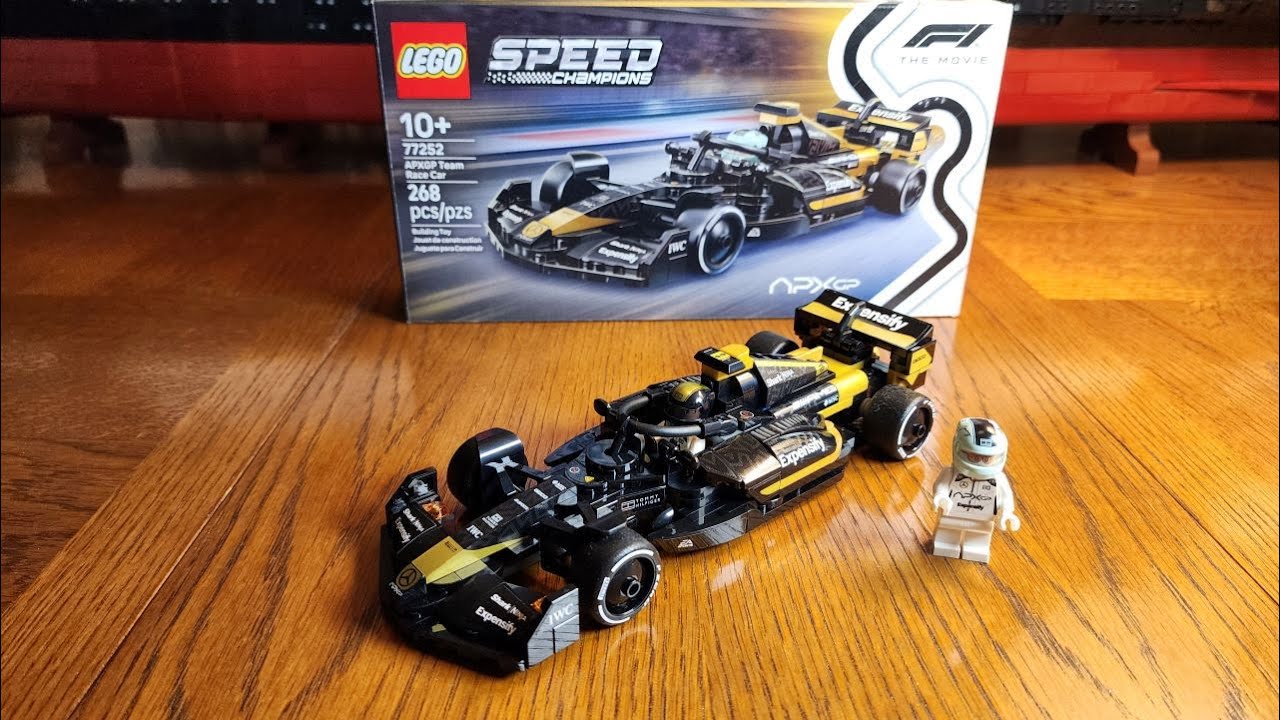 Lego Speed Champions APXGP Team Race Car Set 77252 Build and Review