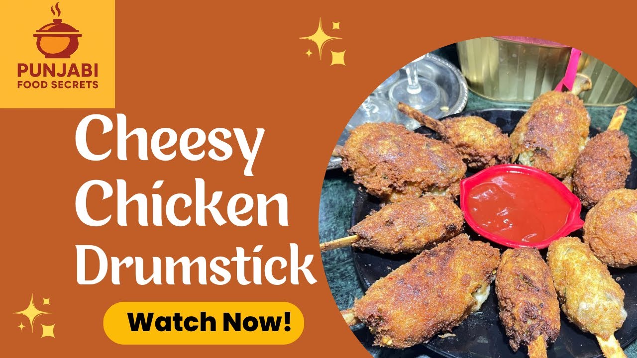 🤤🧀 Melted Cheese Chicken Drumsticks – Har Bite Mein Mazaa @PunjabiFoodsecrets85 #food #recipe 