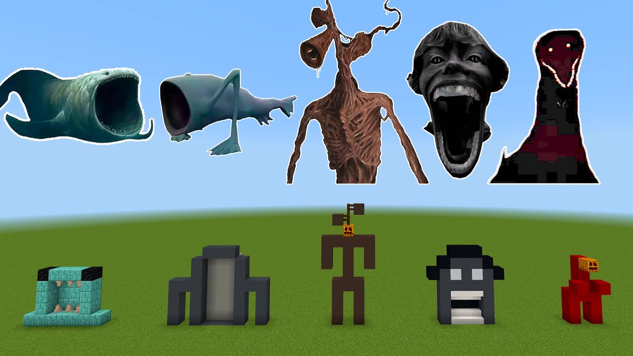 NEVER SPAWN The Bloop, Sea Eater, Siren Head, Scp 67 & Godzilla Bloodbath in Minecraft