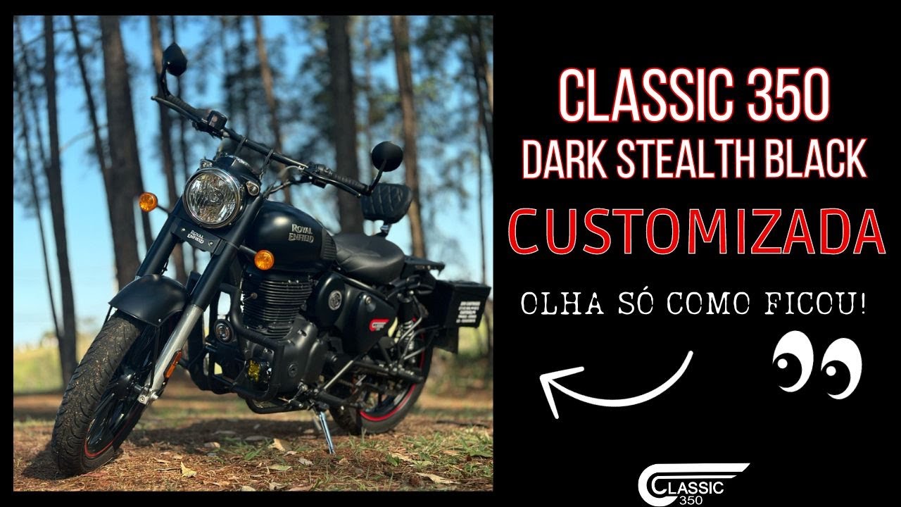 Classic 350 Customizada: Uma das mais lindas que você verá!