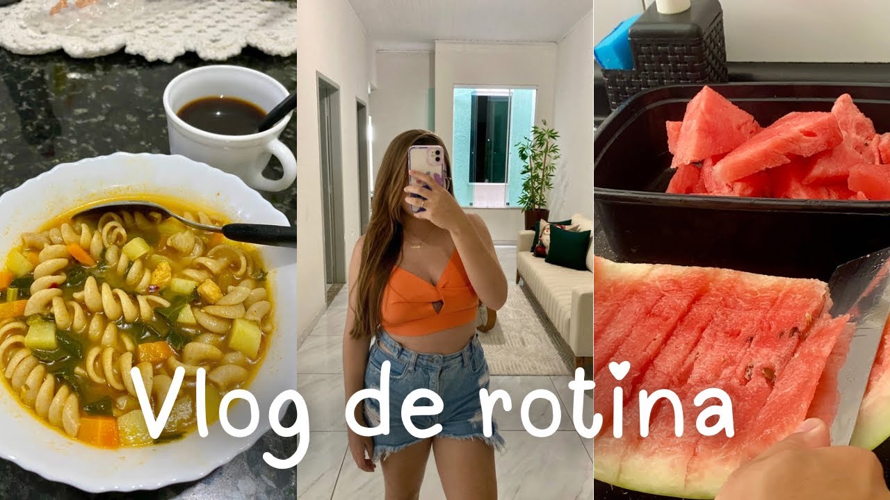 VLOG: minha rotina de dona de casa, organizando a feira da semana, almoço completo e sopa de frango💖