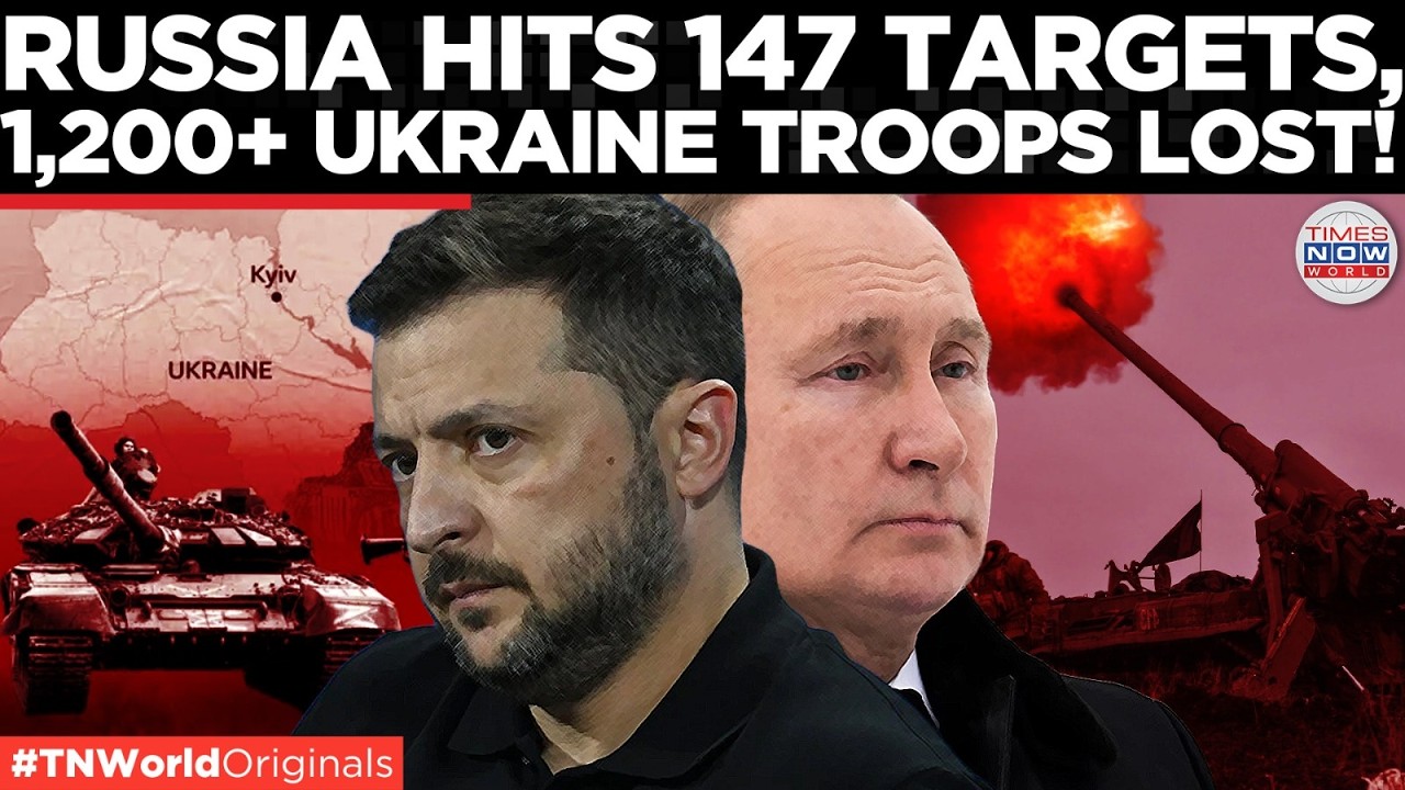DRONE WAR EXPLODES: Russia Unleashes Multi-Front Assault as Ukraine Loses 1,200+ Troops in 24 Hours