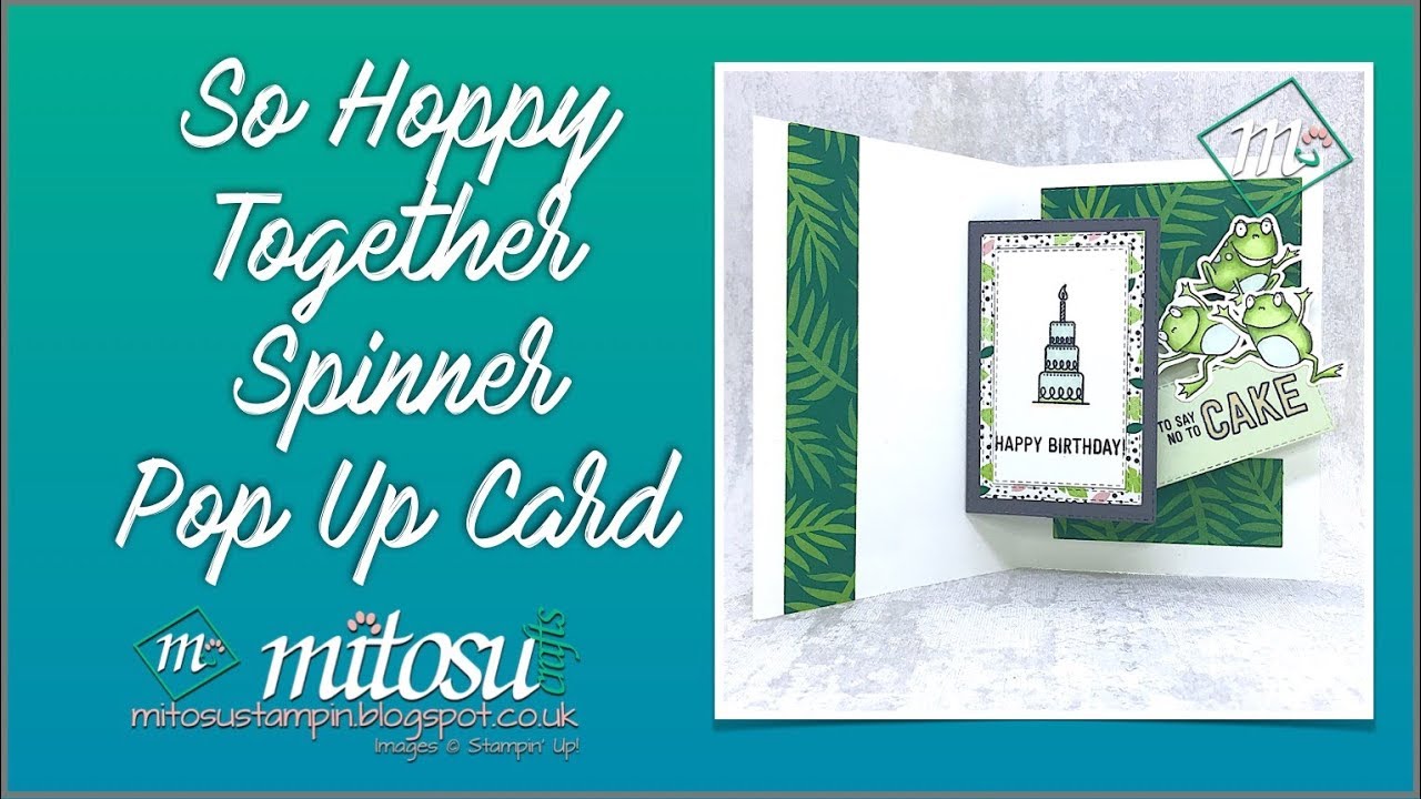 How to Make a Spinner Pop Up Card with Stampin' Up! Products