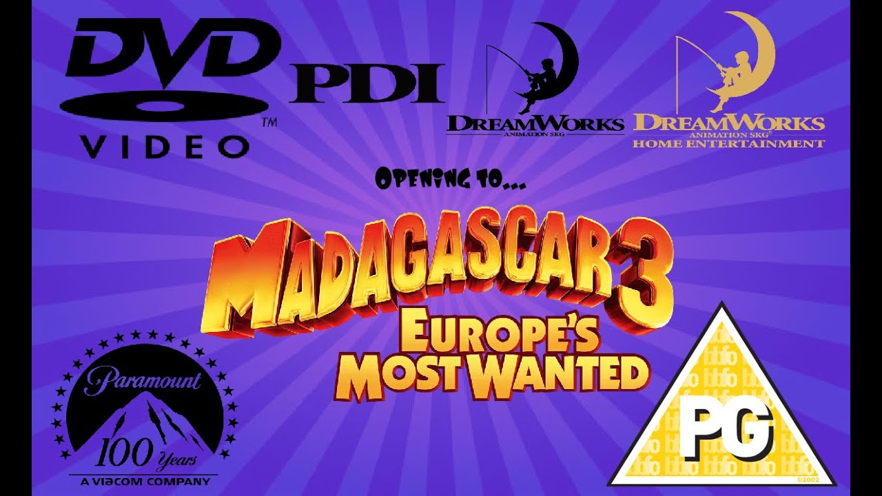 Opening to Madagascar 3: Europe’s Most Wanted 2013 UK DVD