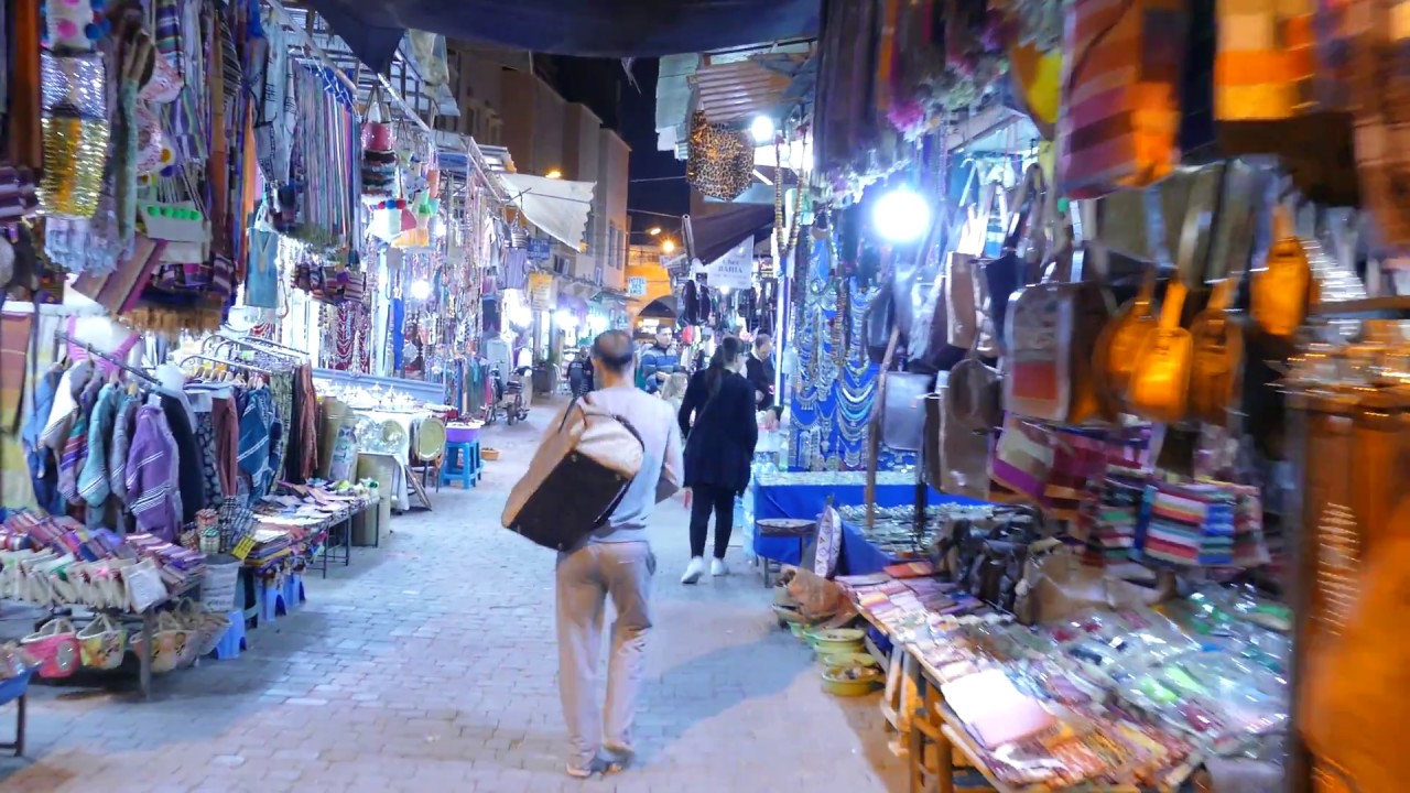 Morocco, Marrakech (Marrakesh), Jemaa el-Fna, 4K UHD
