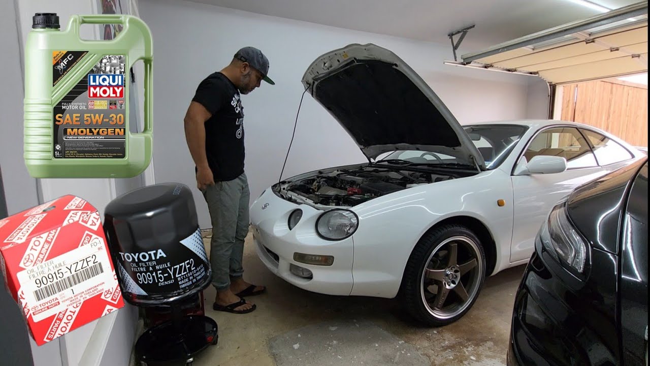 6 months maintenance on 27 year old jdm Toyota Celica. Oil Change, Fluids check, and more!