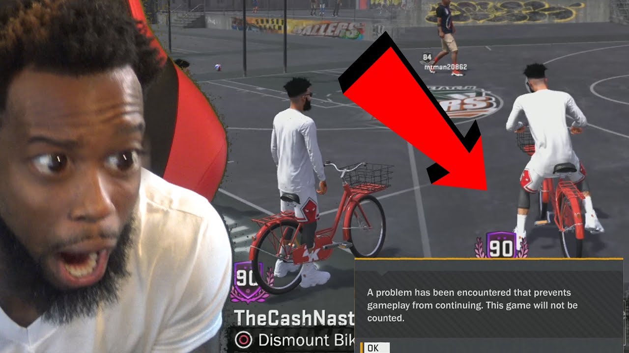 THIS GLITCH MAKES NBA 2k18 UNPLAYABLE! BIKE ON THE COURT GLITCH! HOUSE OF RULES!