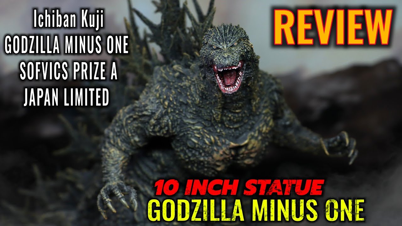 GODZILLA MINUS ONE STATUE - ICHIBAN KUJI BANDAI NAMCO SOFVICS PRIZE A JAPAN LINITED