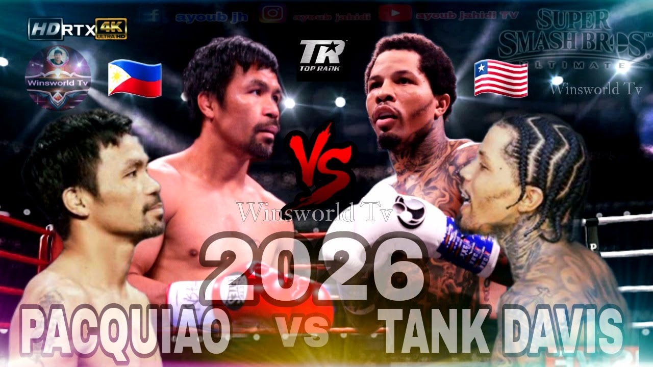💥2026 MEGA FIGHT - MANNY PACQUIAO VS TANK DAVIS FULL HD!