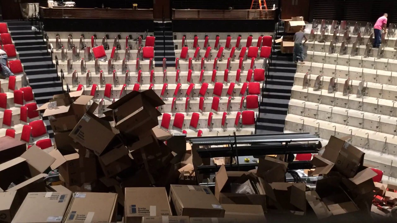 CCM Timelapse: Patricia Corbett Theater Seating Installation