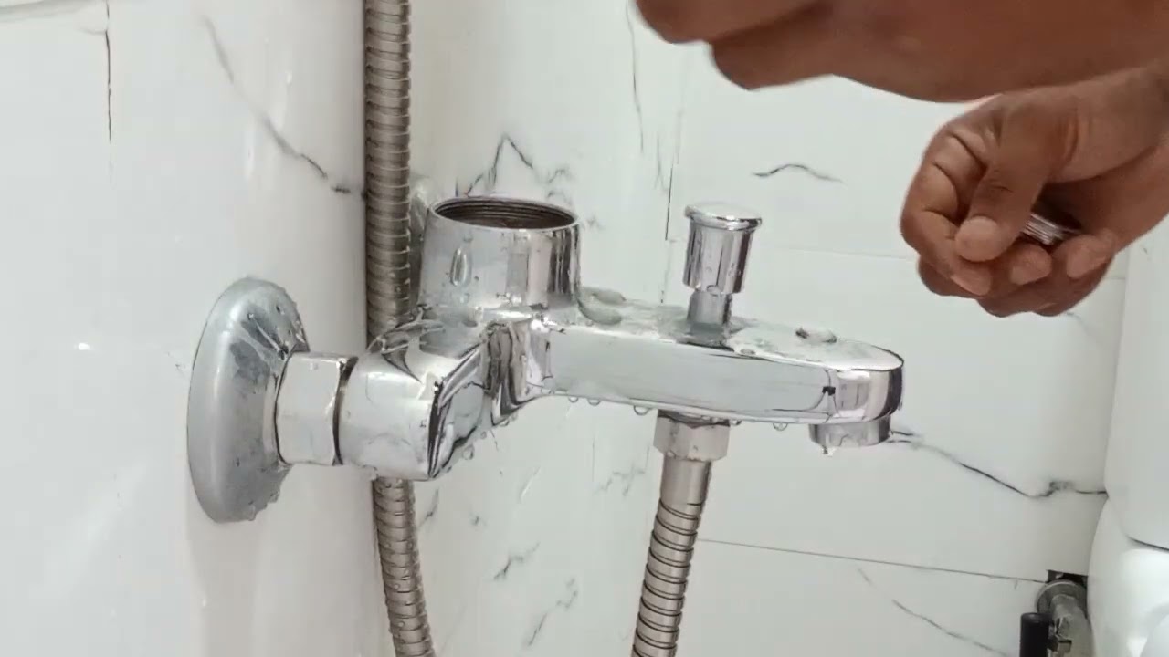 how to repair bath shower mixer/ bathroom mixer leakage repair 
