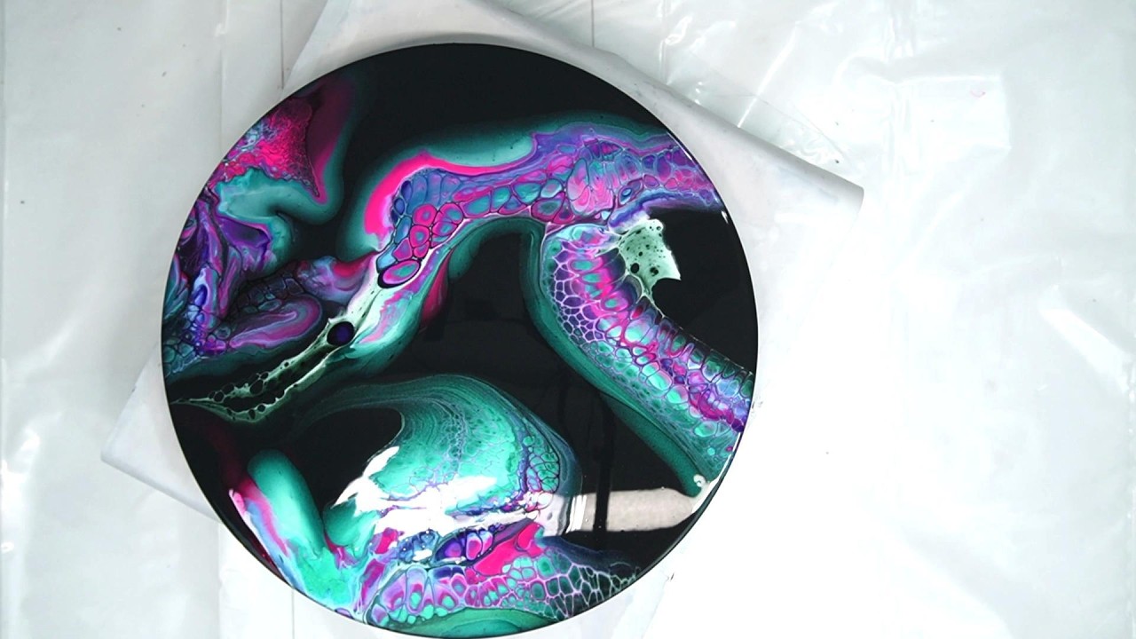 🎬59 NEW Powder Pigment Cell Activator Recipe | Aquamarine on Black Bloom Technique:
