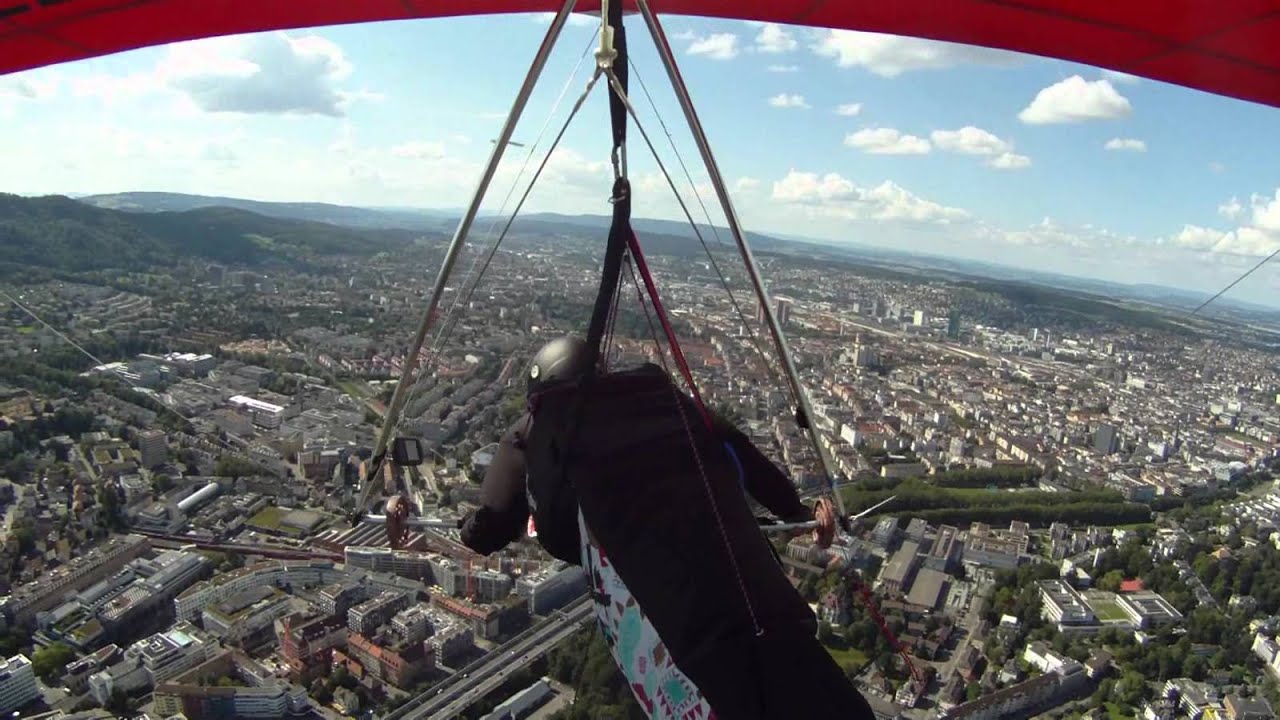 Anflug auf Z&uuml;rich City.WMV