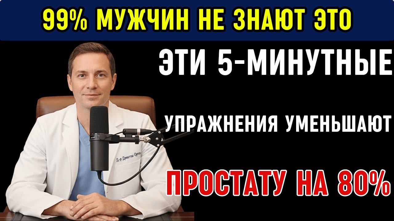 МУЖЧИНЫ 50+: Эти Упражнения УМЕНЬШАЮТ ПРОСТАТУ на 80% БЕЗ ОПЕРАЦИИ