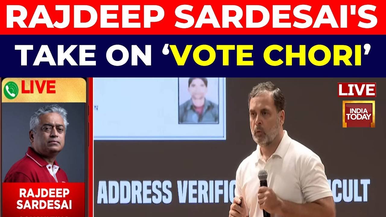 Rahul's 'vote Fraud' Shocker: Senior Journalist Rajdeep Sardesai Reacts | Rahul Gandhi News LIVE