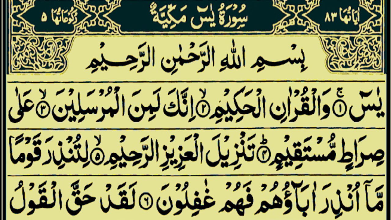 Surah Yasin (Yaseen) Full With Arabic Text | Ep - 0004 | Sheikh Abdul Rahman Al Sudais #surahyaseen