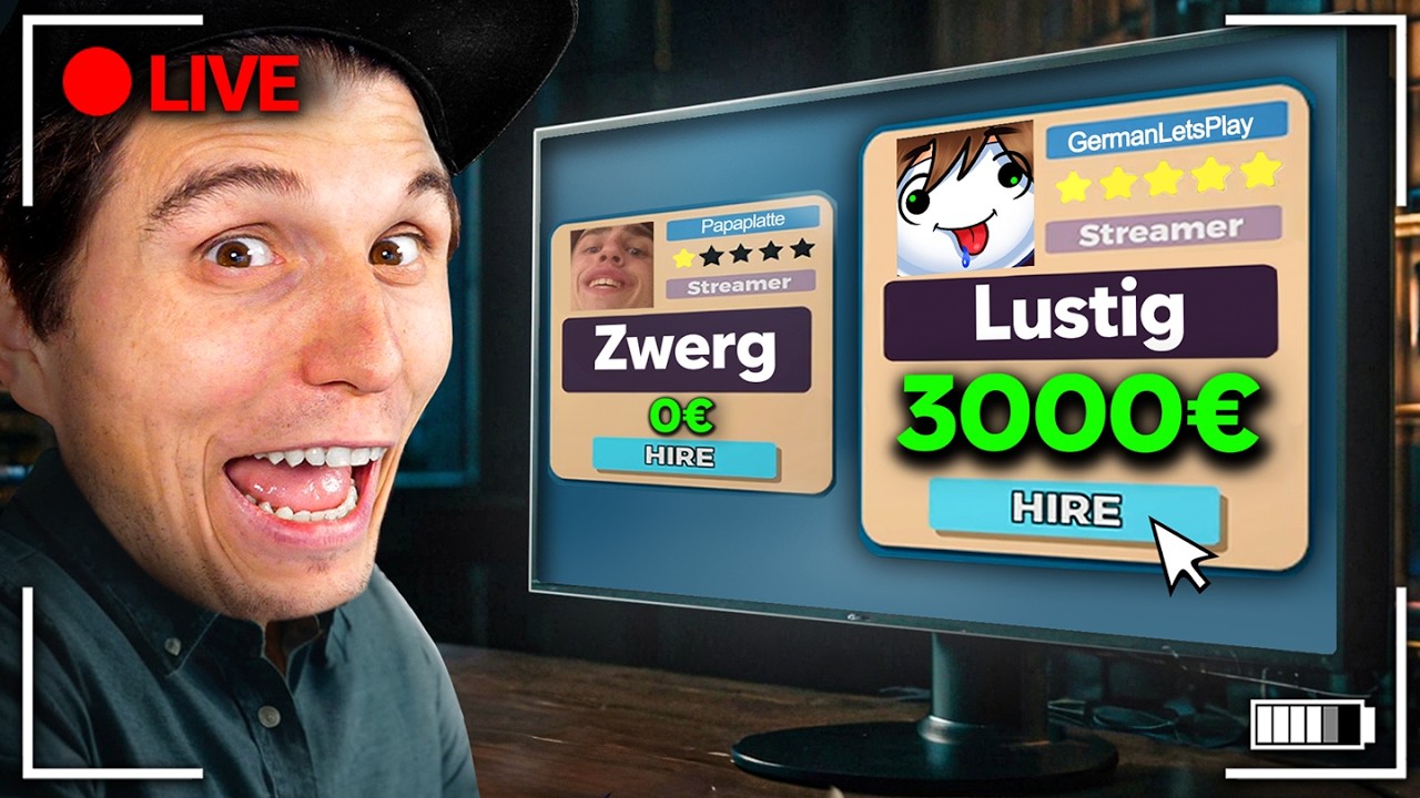 Ich zahle 3000€ damit Menschen für mich streamen