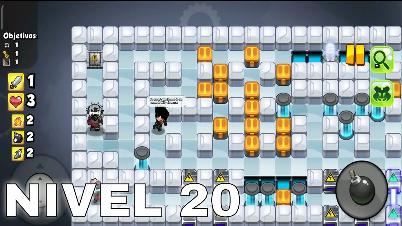 Bomber Friends: Missão do Robo nivel 20