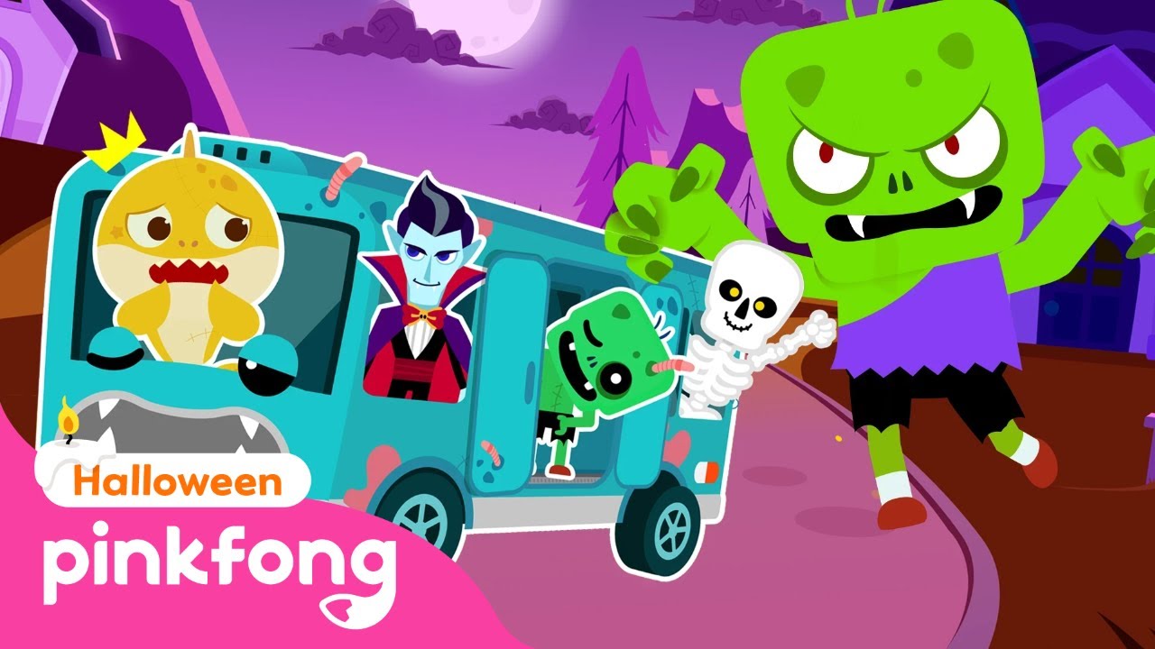 Monster Bus 🚌 Cartoon | Halloween Play for Kids | Pinkfong Baby Shark