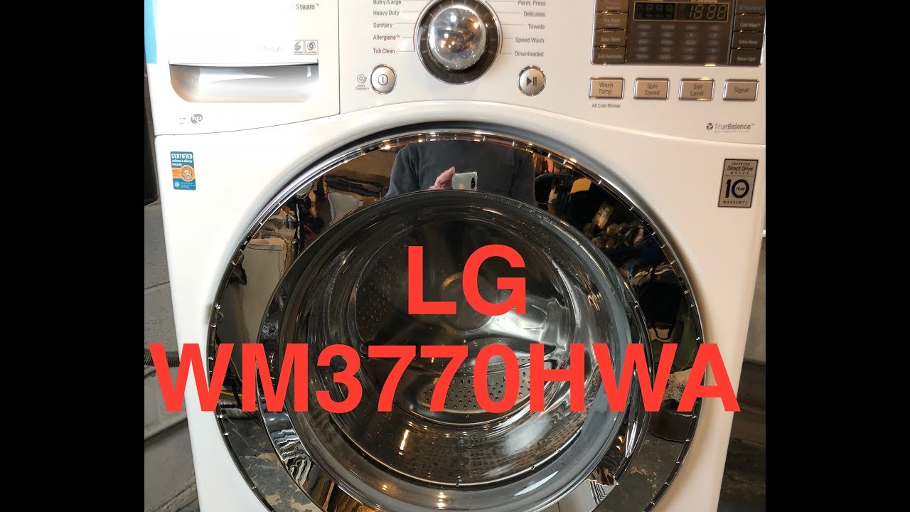 Что внутри стиральной машины LG с фронтальной загрузкой? Обзор модели WM3770HWA