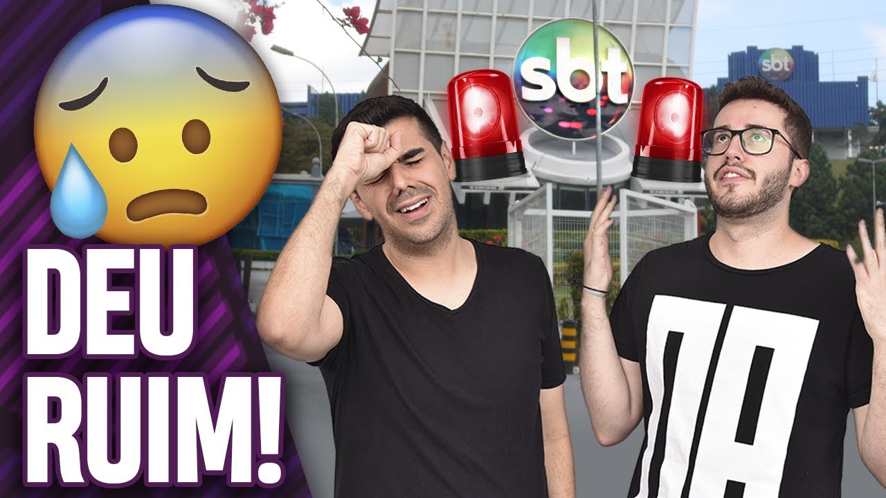 FOMOS CHAMADOS PARA UM TOUR PELO SBT E OLHA NO QUE DEU! | Virou Festa