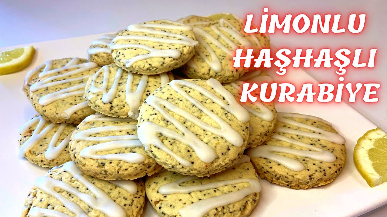 Bu Kurabiye Favoriniz Olacak‼️LİMONLU HAŞHAŞLI KURABİYE‼️Limonata İçmek Gibi🎈Nasıl Yapılır⁉️