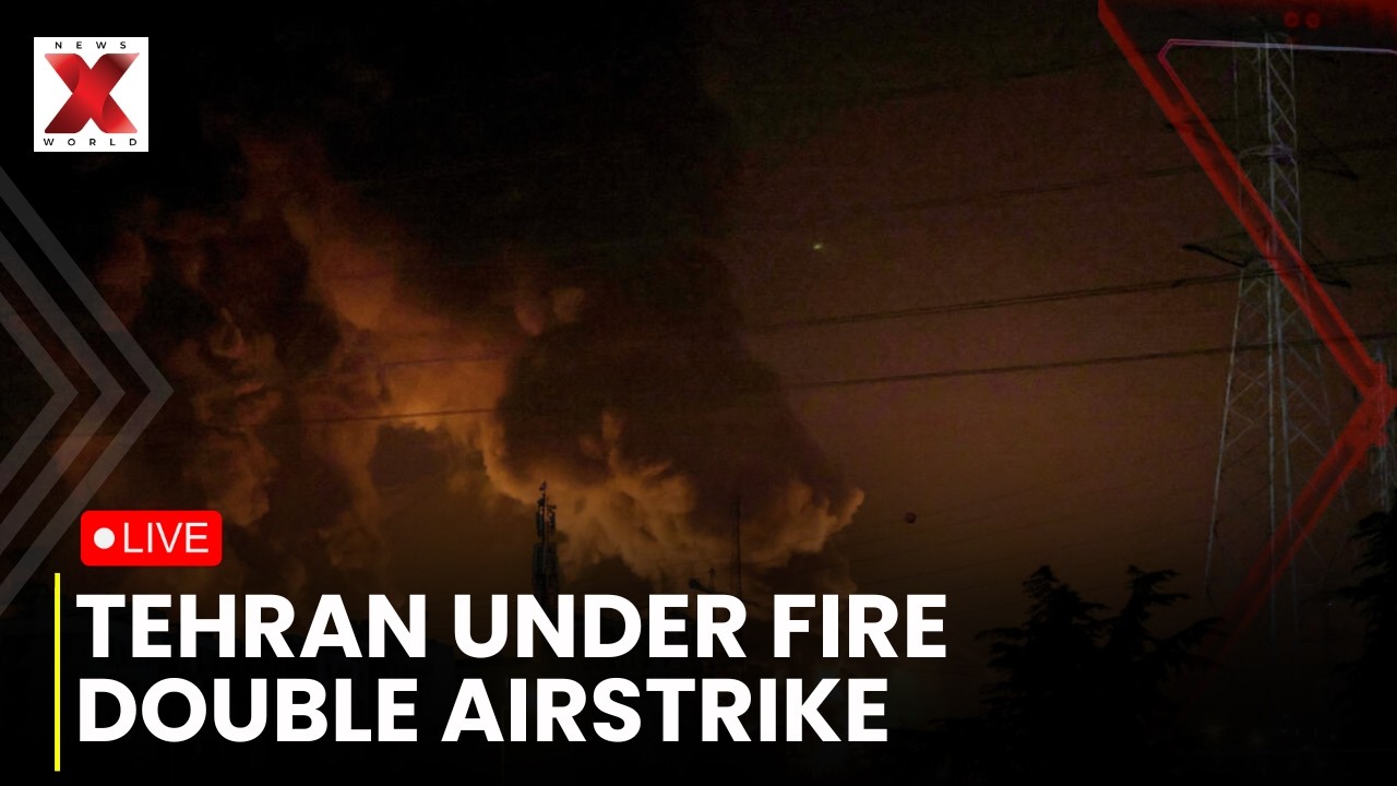 Tehran Airstrikes LIVE : Two Rounds Of Airstrikes Hit Tehran, Air Defences Activated | NewsX World
