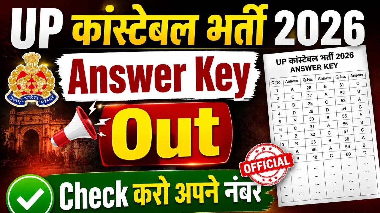 UP Police Answer Key 2026 OUT | UP Police Constable Answer Key 2026 | Testbook
