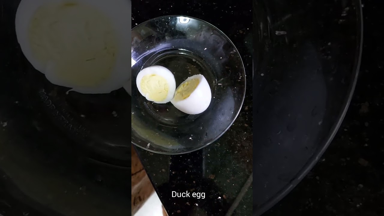 Duck egg. Cook