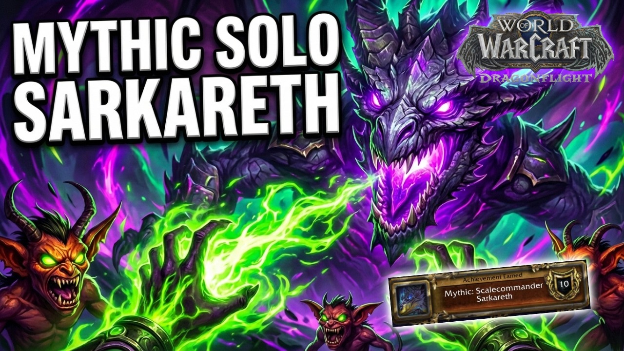 SOLO Mythic Sarkareth in Midnight Pre-Patch! (Demon Warlock)