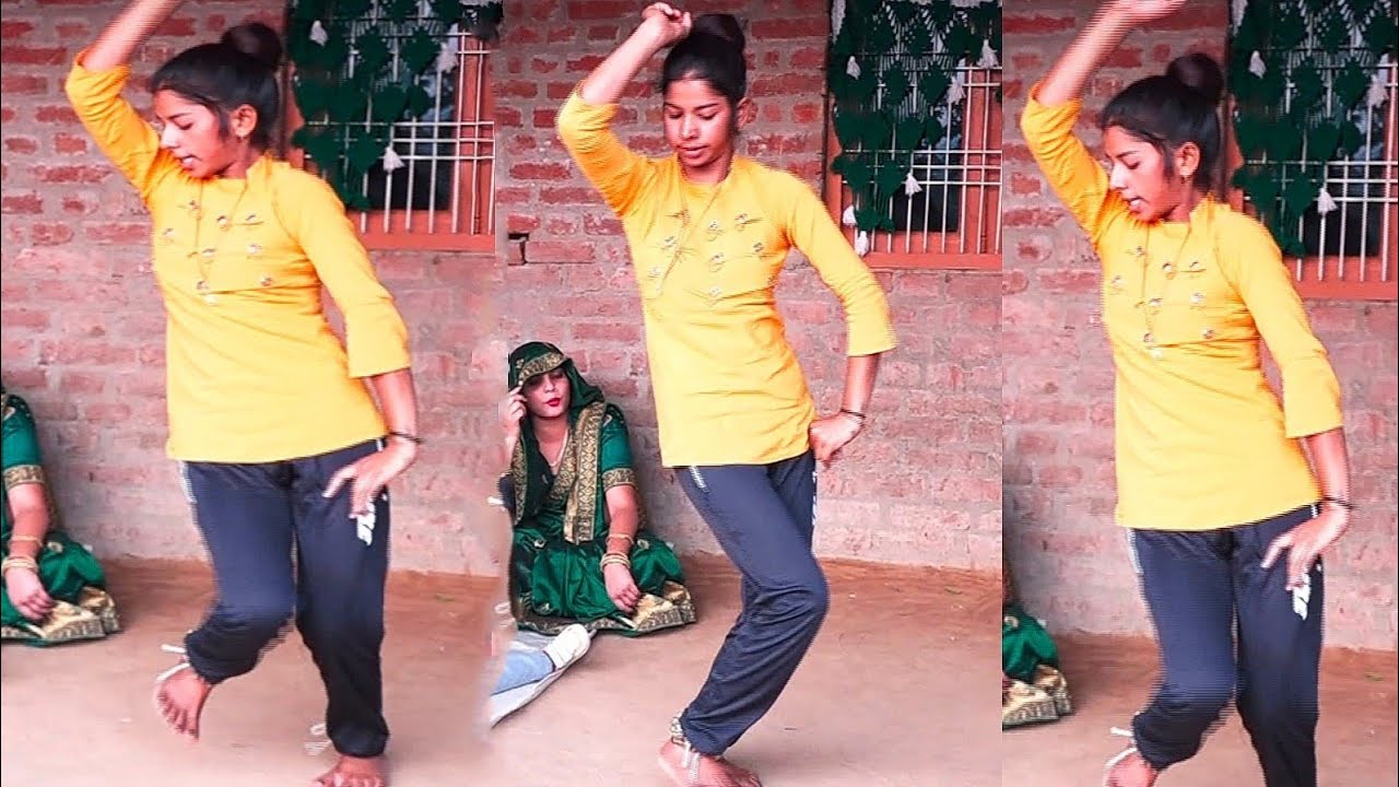 लड़की ने आँगन में भाभी के सामने किया दिल जीतने बाला ड्रांस/Avnish Yadav