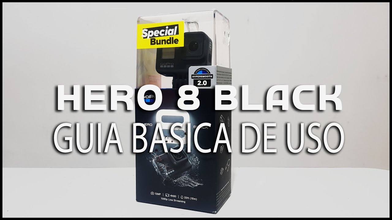 Guia basica de Gopro Hero8 para todo tipo de principiantes.
