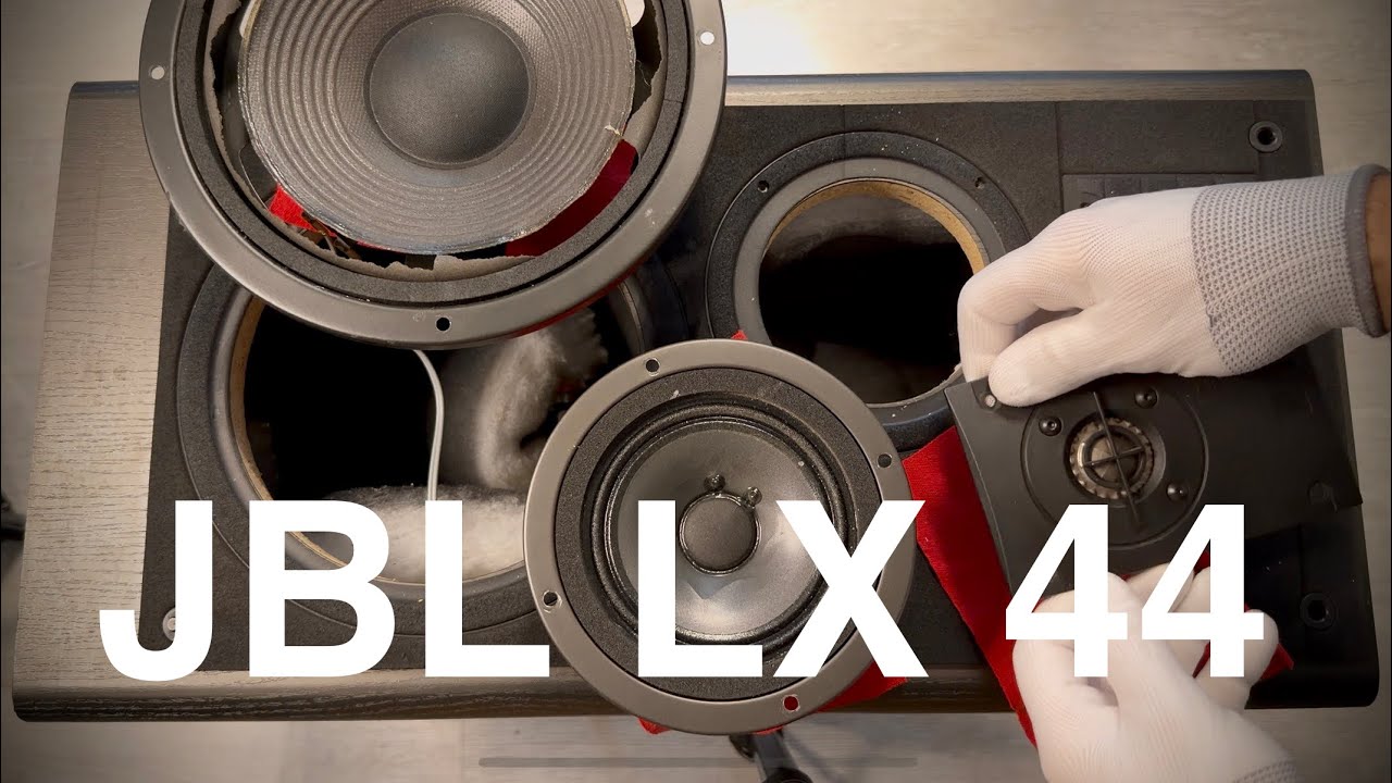 JBL LX 44 looking inside