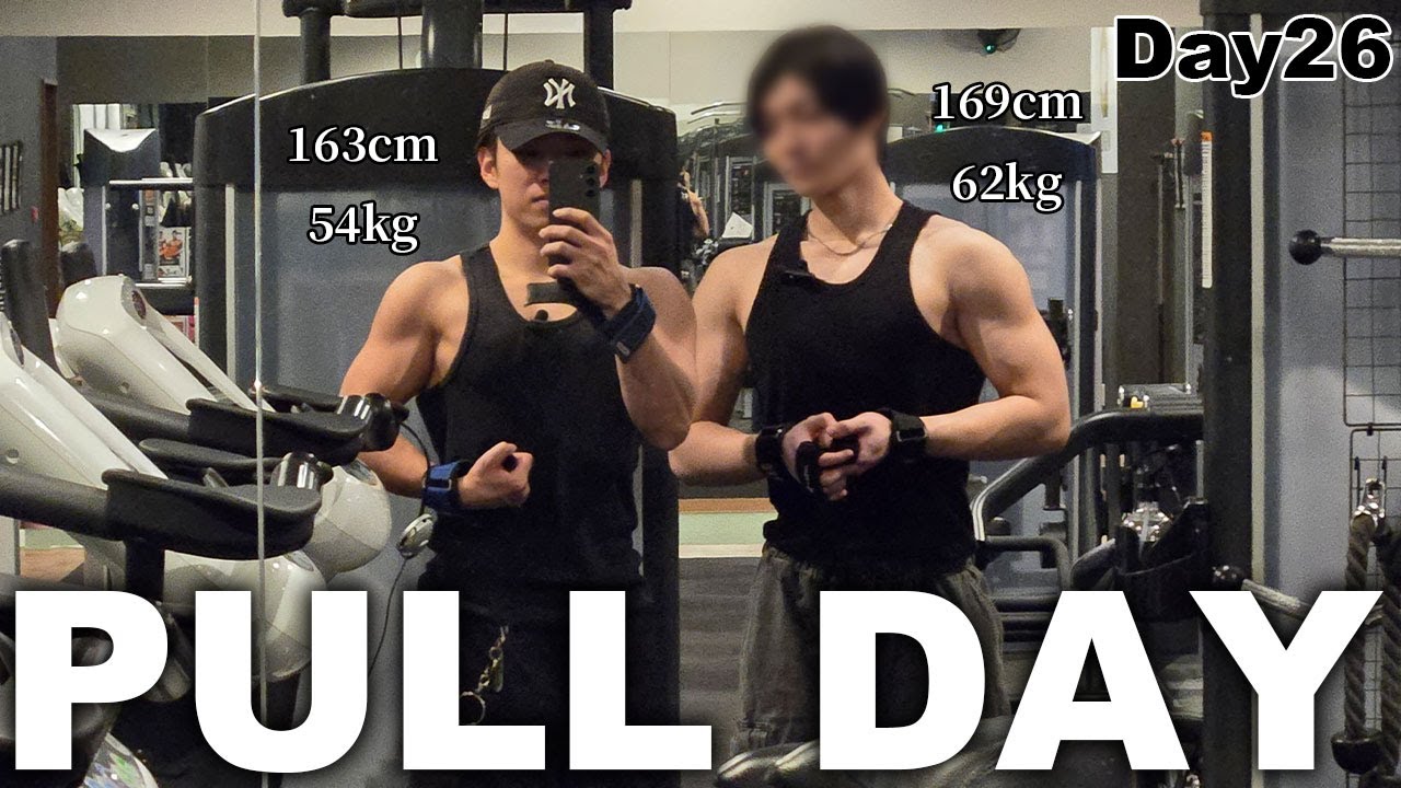 新年でも怠けず筋トレで追い込む男達の絶対デカくなる背中トレ！【優勝目指す道へ】