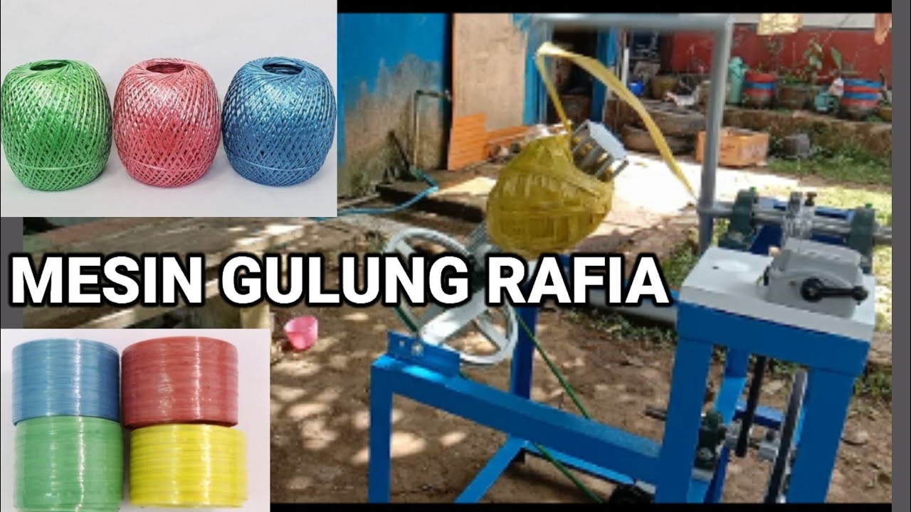 MESIN GULUNG TALI RAFIA UNTUK SATU KILO GRAM