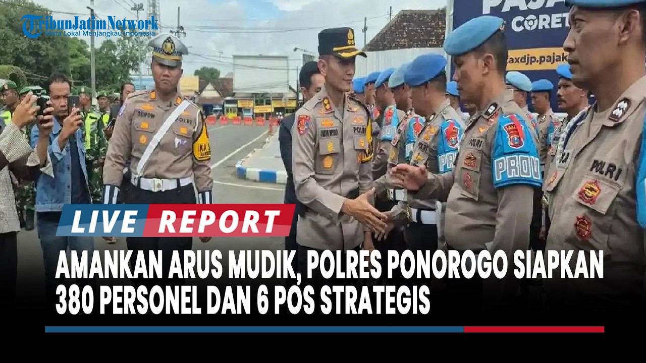 Amankan Arus Mudik Lebaran 2026, Polres Ponorogo Siapkan 380 Personel dan 6 Pos Strategis