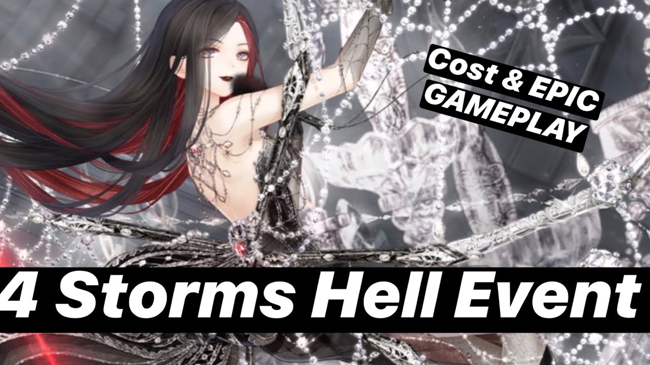 🔴Love Nikki - 4 STORMS HELL EVENT COST & EPIC LIVE PULLS RIP DIAMONDS