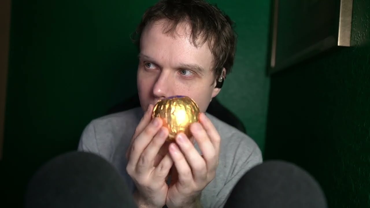 Eating A Chocolate Orange ASMR Whisper Taste