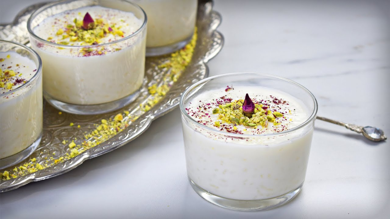 رز وحليب / رز بحليب بدون نشا - Rice pudding